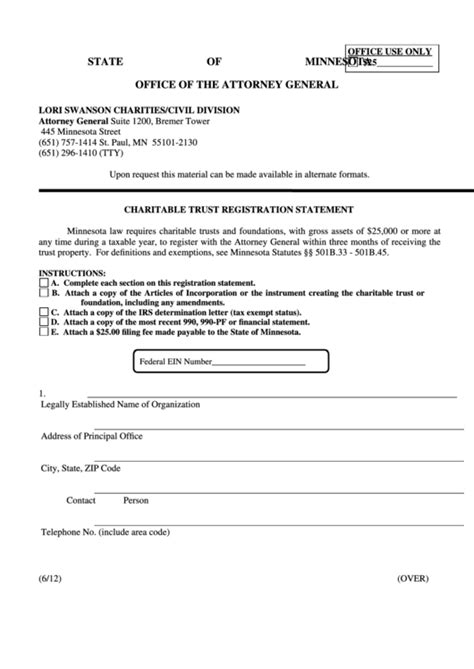 General requirements for charitable registration .